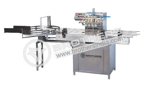 Automatic Four Head Air Jet Cleaning Machine