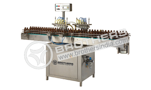 Automatic Eight Head Twin Track Air Jet Cleaning Machine