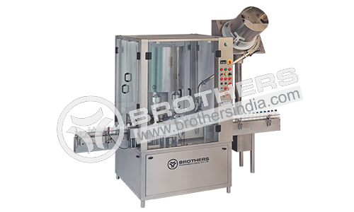 Automatic Four Head Pick N Place Bottle SCREW Capping Machine