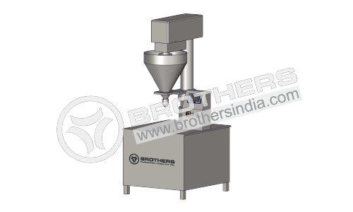 Semi Automatic Single Head Augur type Dry Syrup Powder Filling Machine