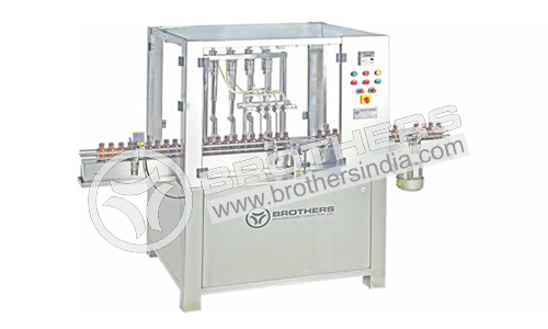 Automatic Four Head Volumetric Liquid Filling Machine